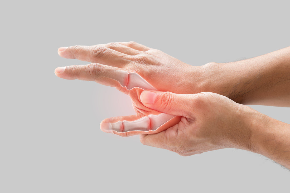 Thumb and wrist pain from basal joint arthritis or de Quervain's tenosynovitis while performing daily tasks