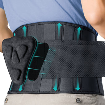 compare product FEATOL Back Brace for Men Lower Back