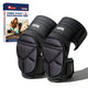 FEATOL knee pads 1-pair shown with product packaging box, featuring high-density foam cushion cap and adjustable neoprene straps, designed for women and men for gardening, cleaning, and work use