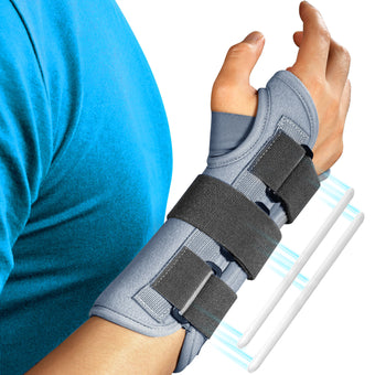 compare product FEATOL Wrist Brace Splint with Aluminum Splint – Carpal Tunnel Night Support
