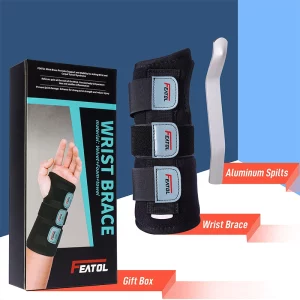 FEATOL wrist brace product packaging front view