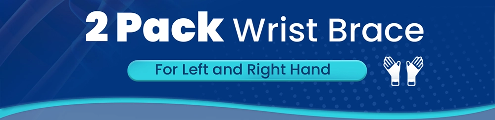 2-pack wrist brace for left and right hand support