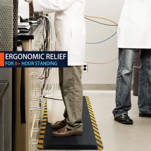 Ergonomic Anti-Fatigue Mat for Retail Workers - Relieves Foot, Leg, and Back Pressure