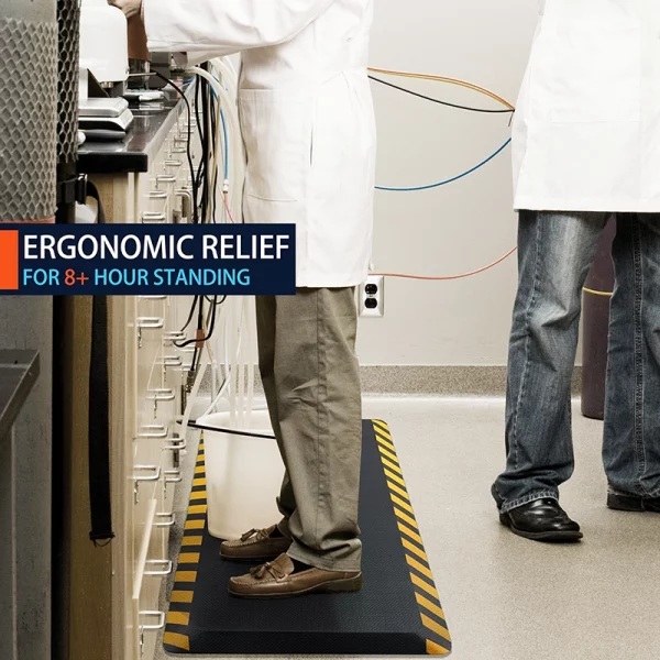 Ergonomic Anti-Fatigue Mat for Retail Workers - Relieves Foot, Leg, and Back Pressure