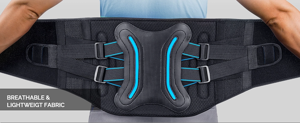 Breathable Lightweight Back Brace Fabric for All-Day Comfort