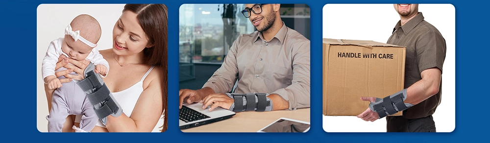 Wrist support for daily use by moms, office workers, and women