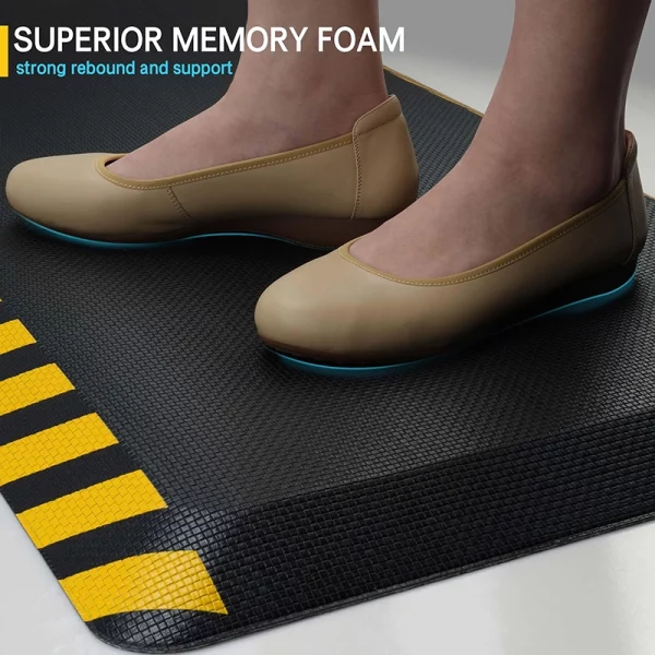 Superior Memory Foam Anti Fatigue Mat with Strong Rebound Cushioning