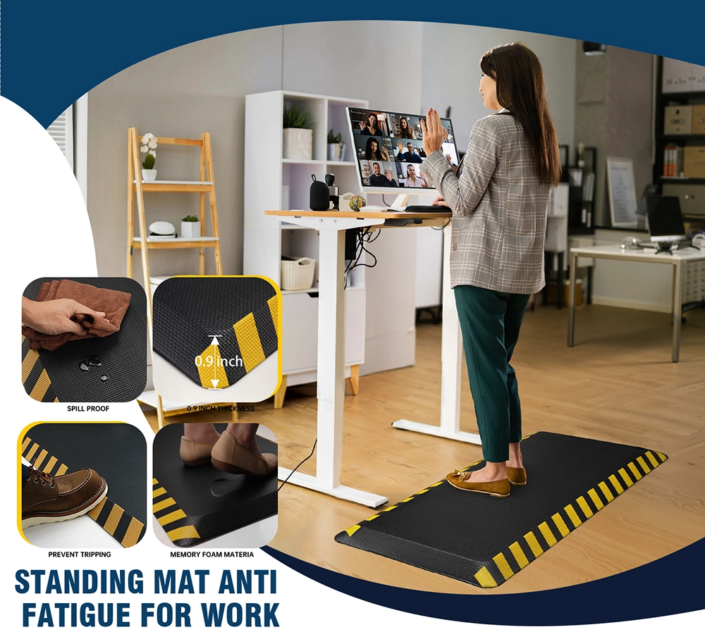 Spill-Proof Anti Fatigue Mat for Kitchen and Workstation