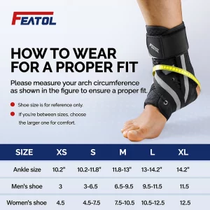 How to measure your ankle for proper ankle brace sizing