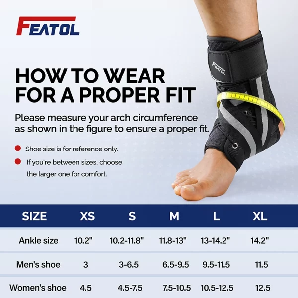 How to measure your ankle for proper ankle brace sizing