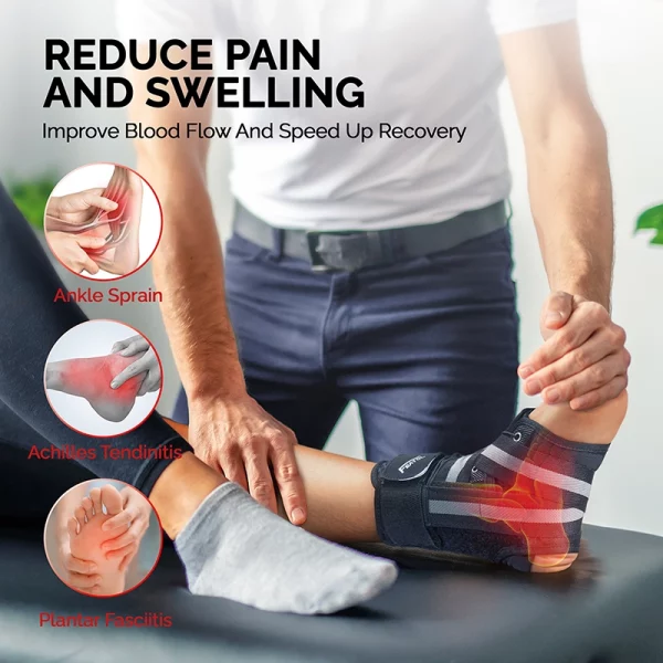 Reduce pain and swelling with FEATOL ankle brace – support for sprains, Achilles tendinitis, and plantar fasciitis