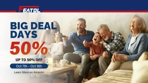 FEATOL Big Deal Days up to 50% off limited time sale October 7 to 8