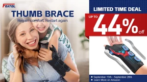 FEATOL thumb brace limited time deal up to 44% off pain relief support