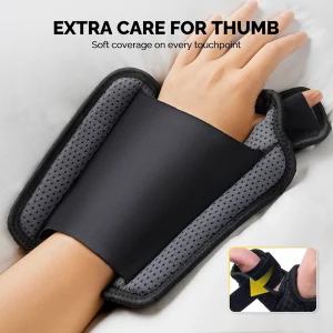 thumb spica brace right hand with soft coverage on every touchpoint