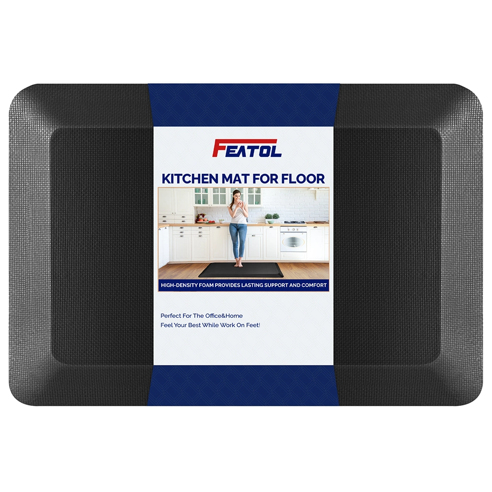 FEATOL kitchen mat for floor high density foam anti fatigue support for home