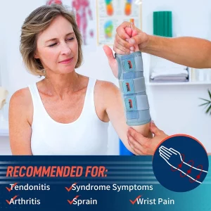 grey tendonitis wrist brace recommended for arthritis syndrome symptoms sprain and wrist pain