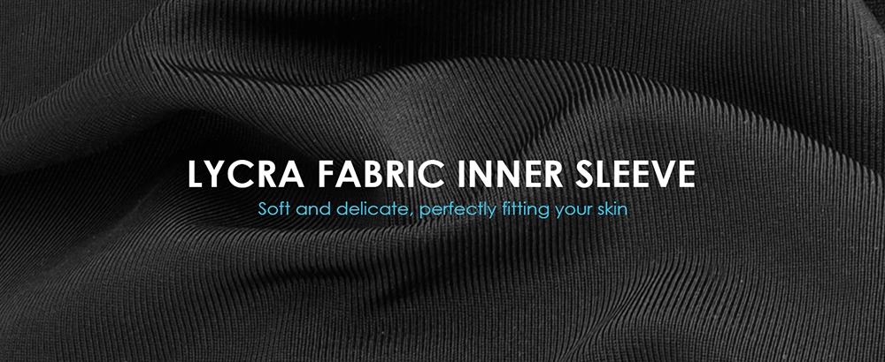 bicep brace with skin friendly lycra inner sleeve soft and delicate