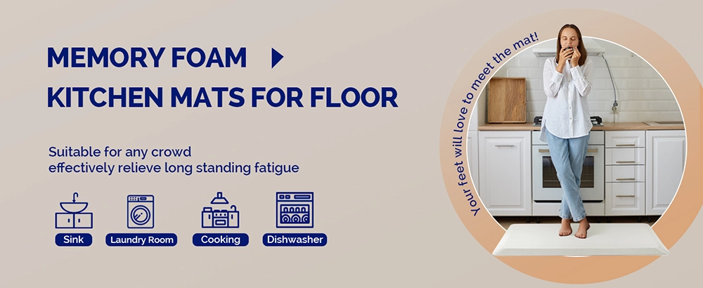 Anti fatigue mats for standing used as kitchen floor mat