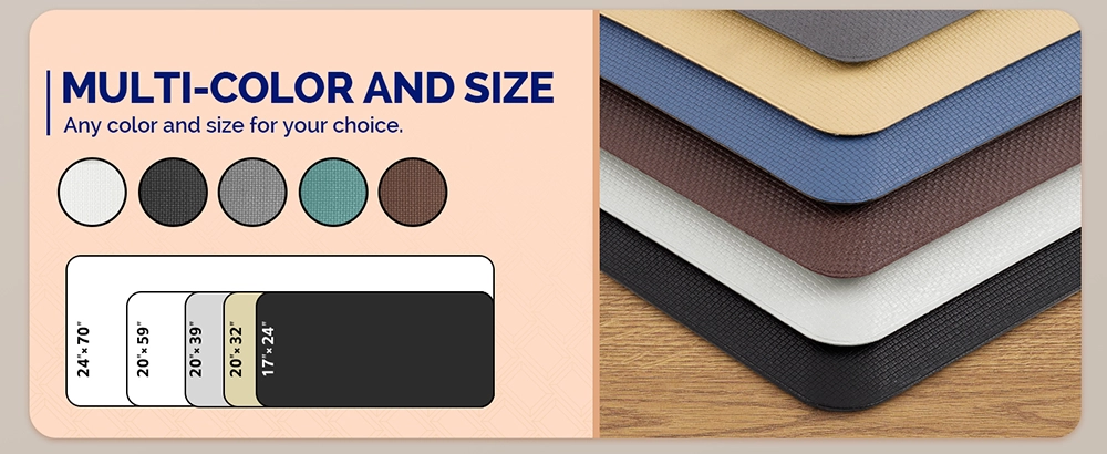 Anti fatigue mats for standing available in multiple sizes