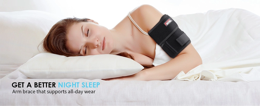 breathable upper arm brace for all day wear and better sleep