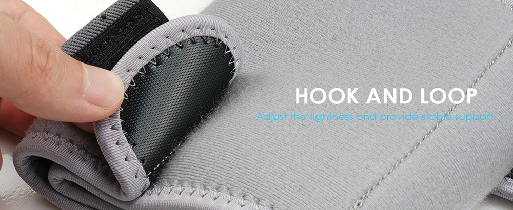 upper arm compression sleeve with strong hook and loop for stable support